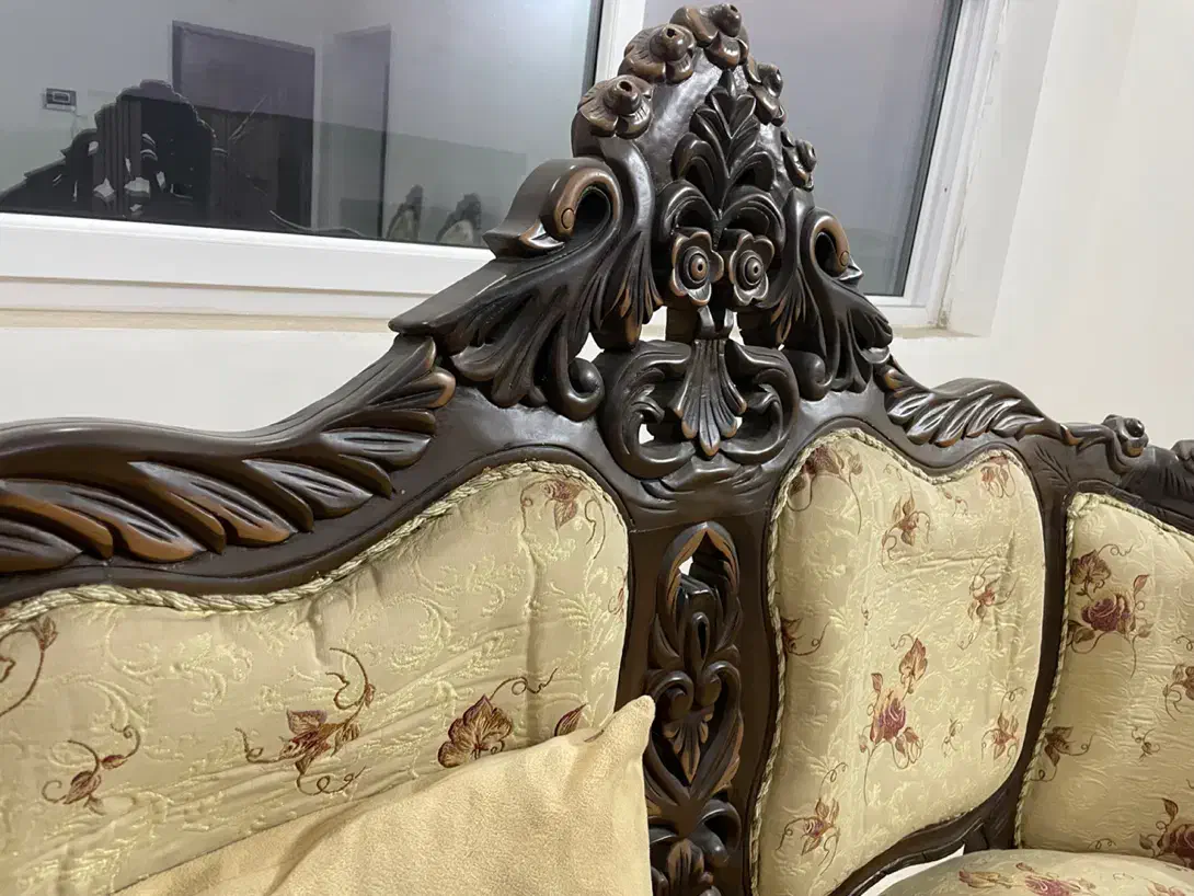 مبل سلطنتی ۹نفره|مبلمان خانگی و میز عسلی|قائم‌شهر, |دیوار