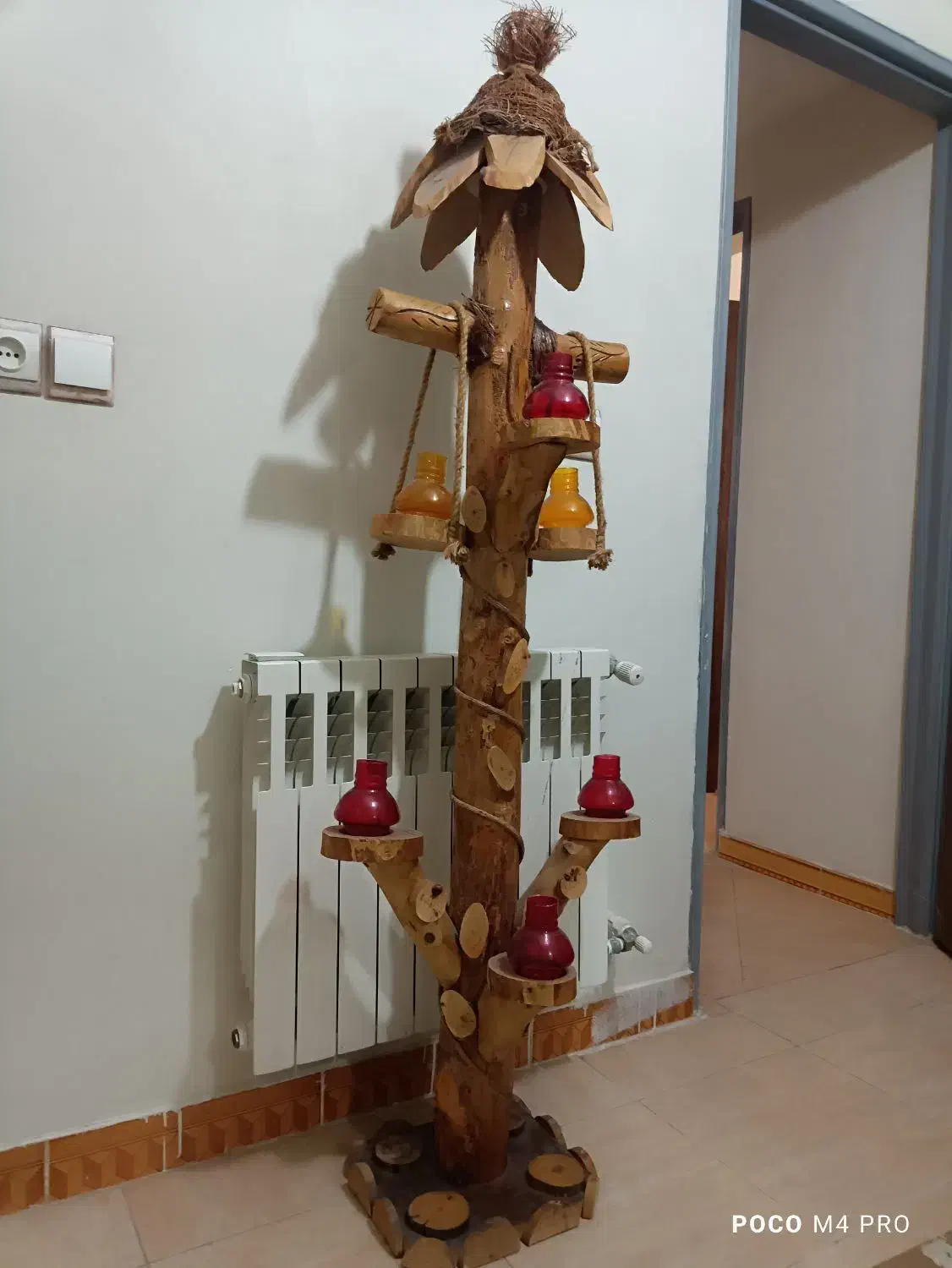 درختچه تزئینی ،گلدان شیشهای،کوزه ای،میز تلفن چوبی|حراج|کرج, شهرک فهمیده|دیوار