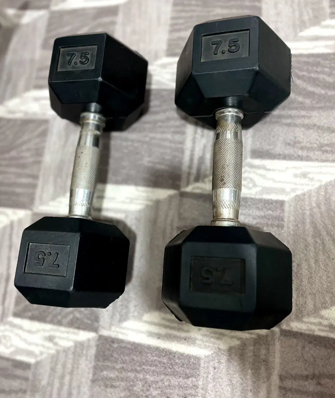 دمبل ۷.۵ کیلو|تجهیزات ورزشی|گنبد کاووس, |دیوار