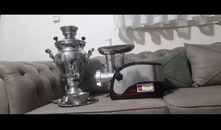 چرخگوشت سیلور هایس سماور گازی فروتن|سایر لوازم برقی|کرج, خرمدشت|دیوار