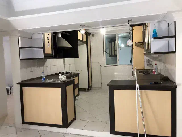 کابینت دست دوم همراه گاز و سینک و هود|مصالح و تجهیزات ساختمان|تهران, دریاچه شهدای خلیج فارس|دیوار