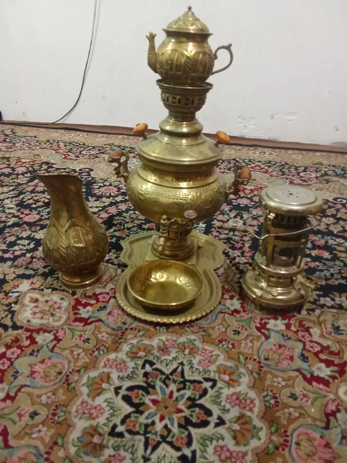 سماور ذغالی|سماور، چایساز، قهوهساز|نمین, |دیوار