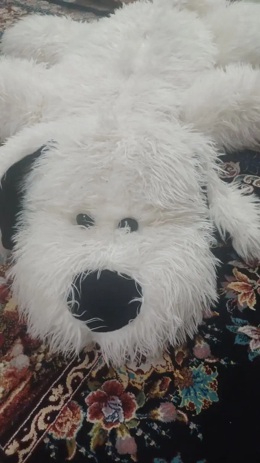 عروسک خرسی در حد نو تمیز تمیز دوتا باهم ۷۰۰ تومن|اسباببازی بچه|رشت, نظری|دیوار