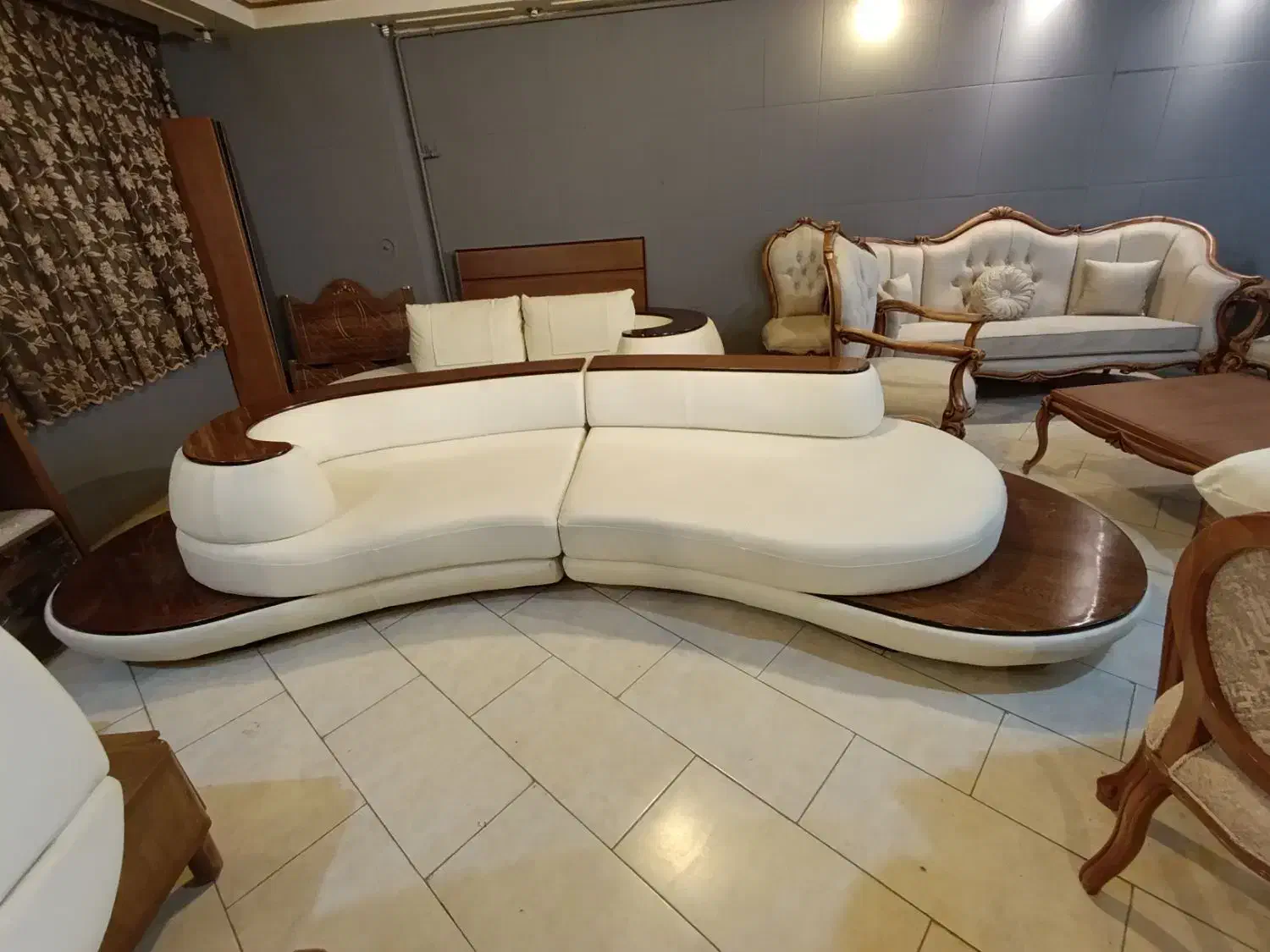 مبل کارکرده پازلی لوبیایی|مبلمان خانگی و میز عسلی|اراک, |دیوار