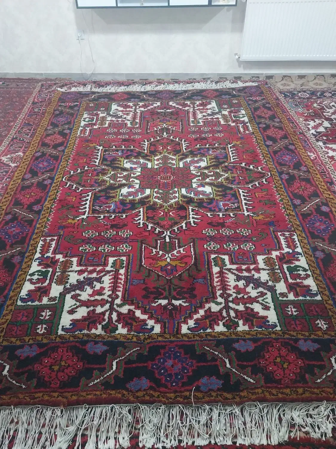 یک جفت فرش ۶ متری دستباف اطراف هریس|فرش|تبریز, |دیوار