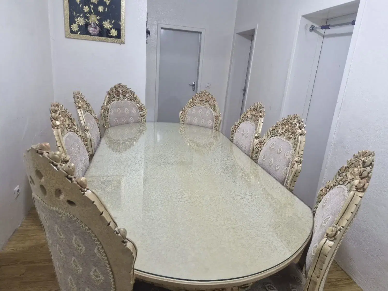 میز نهارخوری 8نفره|میز و صندلی غذاخوری|تهران, اقدسیه|دیوار