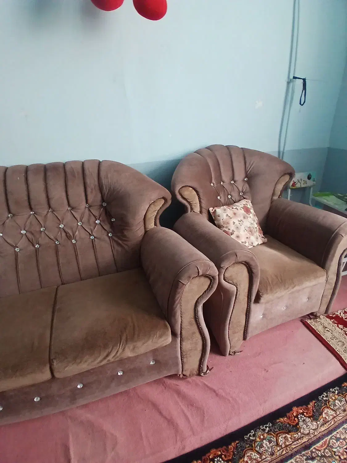 فروش یک دست مبل|مبلمان خانگی و میز عسلی|کاشمر, |دیوار