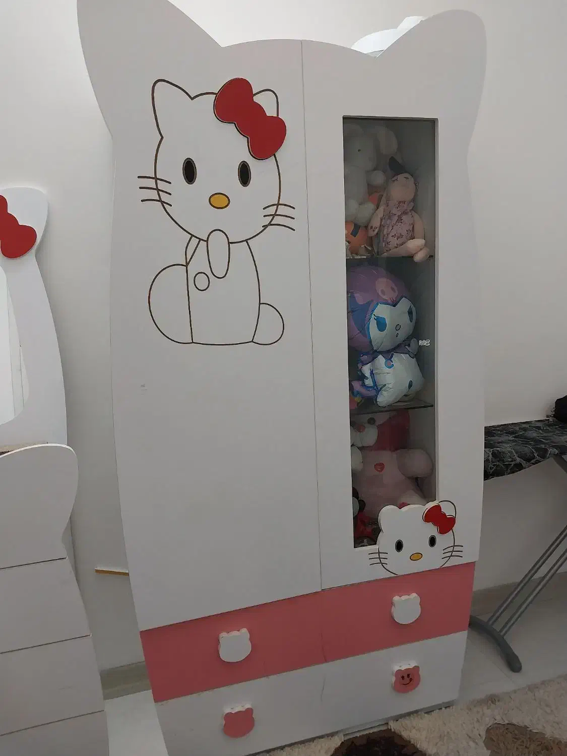 کمد و دراور کودک کیتی|تخت و صندلی بچه|نیشابور, مسکن مهر نور|دیوار