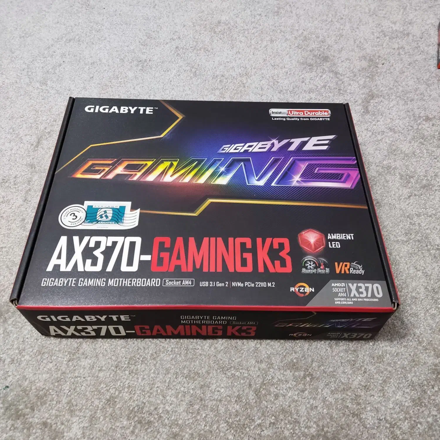 باندل AMD 2600X و Gigabyte AX370 با جعبه|قطعات و لوازم جانبی رایانه|تهران, هروی|دیوار