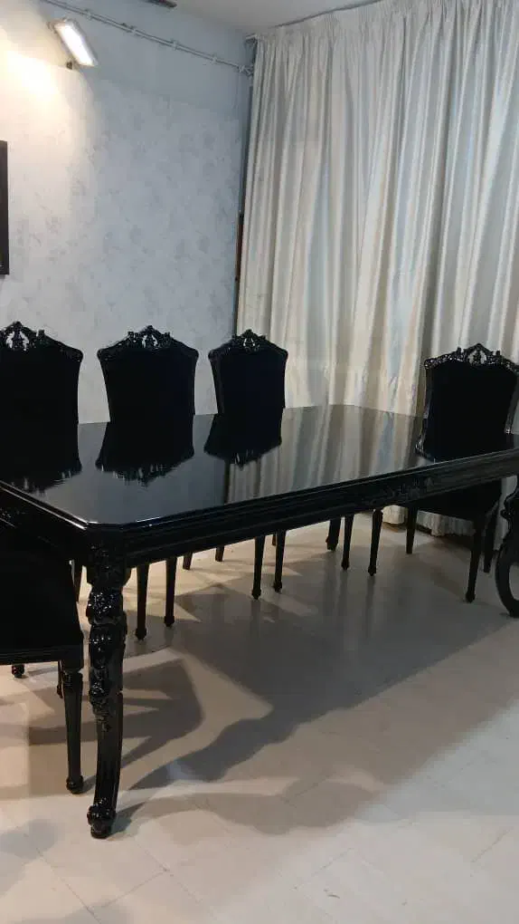 میز ناهار خوردی ۸ نفره|میز و صندلی غذاخوری|رودهن, |دیوار