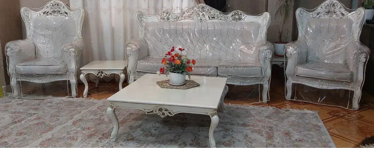 مبل سلطنتی ۹نفره|مبلمان خانگی و میز عسلی|گرگان, |دیوار