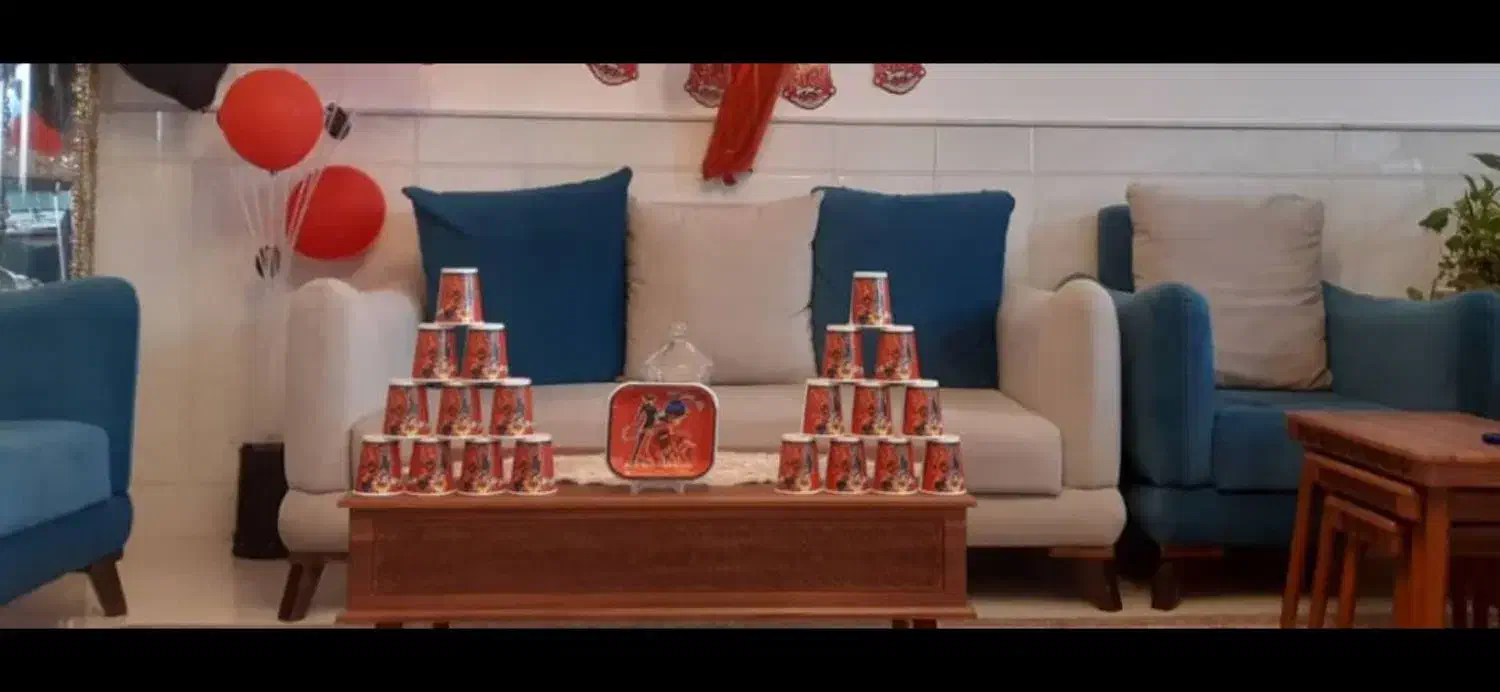 مبل هفت نفره راحتی سالم و تمیز|مبلمان خانگی و میز عسلی|قم, شهرک امام حسن|دیوار