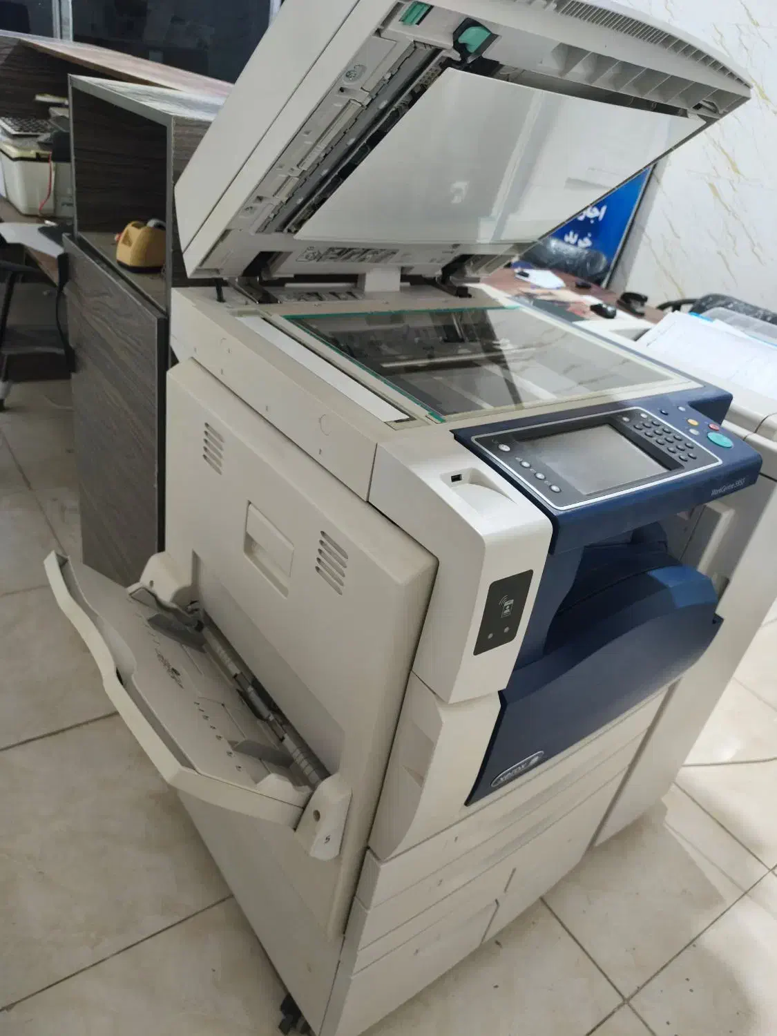 چاپگر زیراکس 5955 با فنیشر|پرینتر، اسکنر، کپی، فکس|ایرانشهر, |دیوار