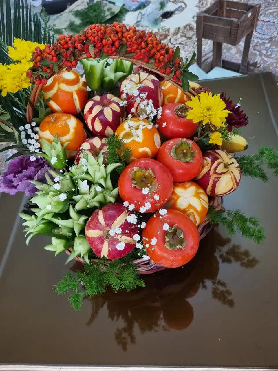 میوه ارایی وحکاکی هندوانه وکدو|خدمات پذیرایی، مراسم|اصفهان, برزان|دیوار