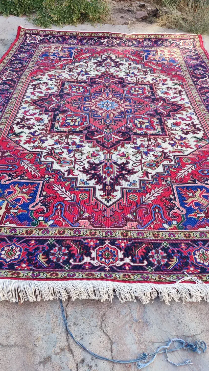 فرش نه متری هریس تاجری|فرش|باسمنج, |دیوار