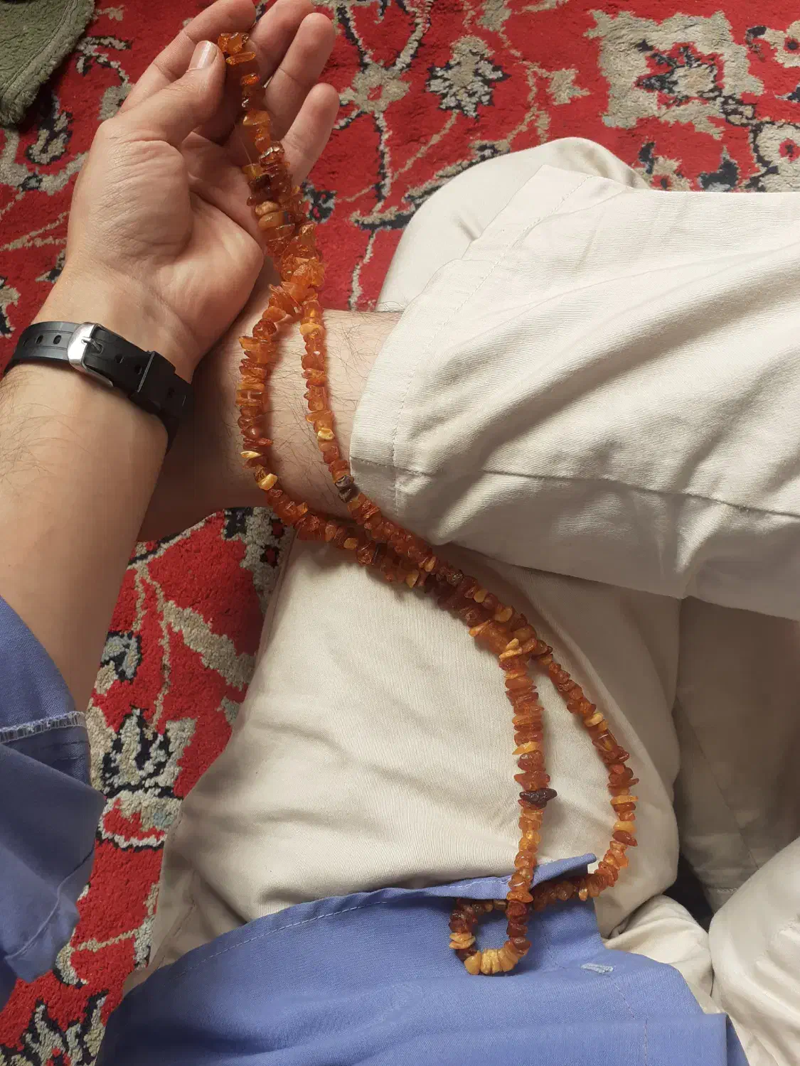کهربا طبیعی گرمی۳۰۰ تومن مناسب انگشتر اویز|جواهرات|قزوین, |دیوار