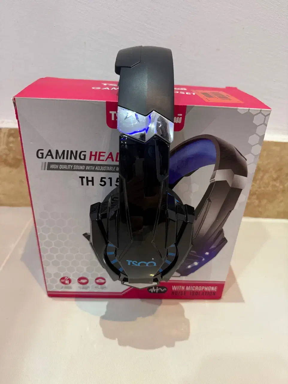 دو عدد هدست گیمینگ تسکو در حد نو|قطعات و لوازم جانبی رایانه|رشت, معلم|دیوار