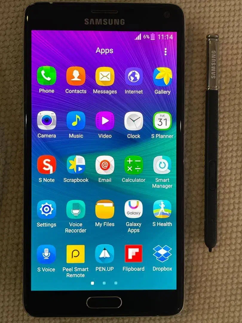گوشی samsung galaxy note 4|موبایل|شیراز, شهرک بهشتی|دیوار