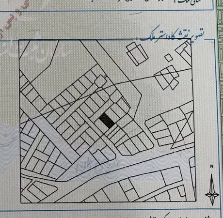 زمین مسکونی سندثبتی ۲۰۰ متر در پروین اعتصامی|فروش زمین و ملک کلنگی|شاهین دژ, |دیوار
