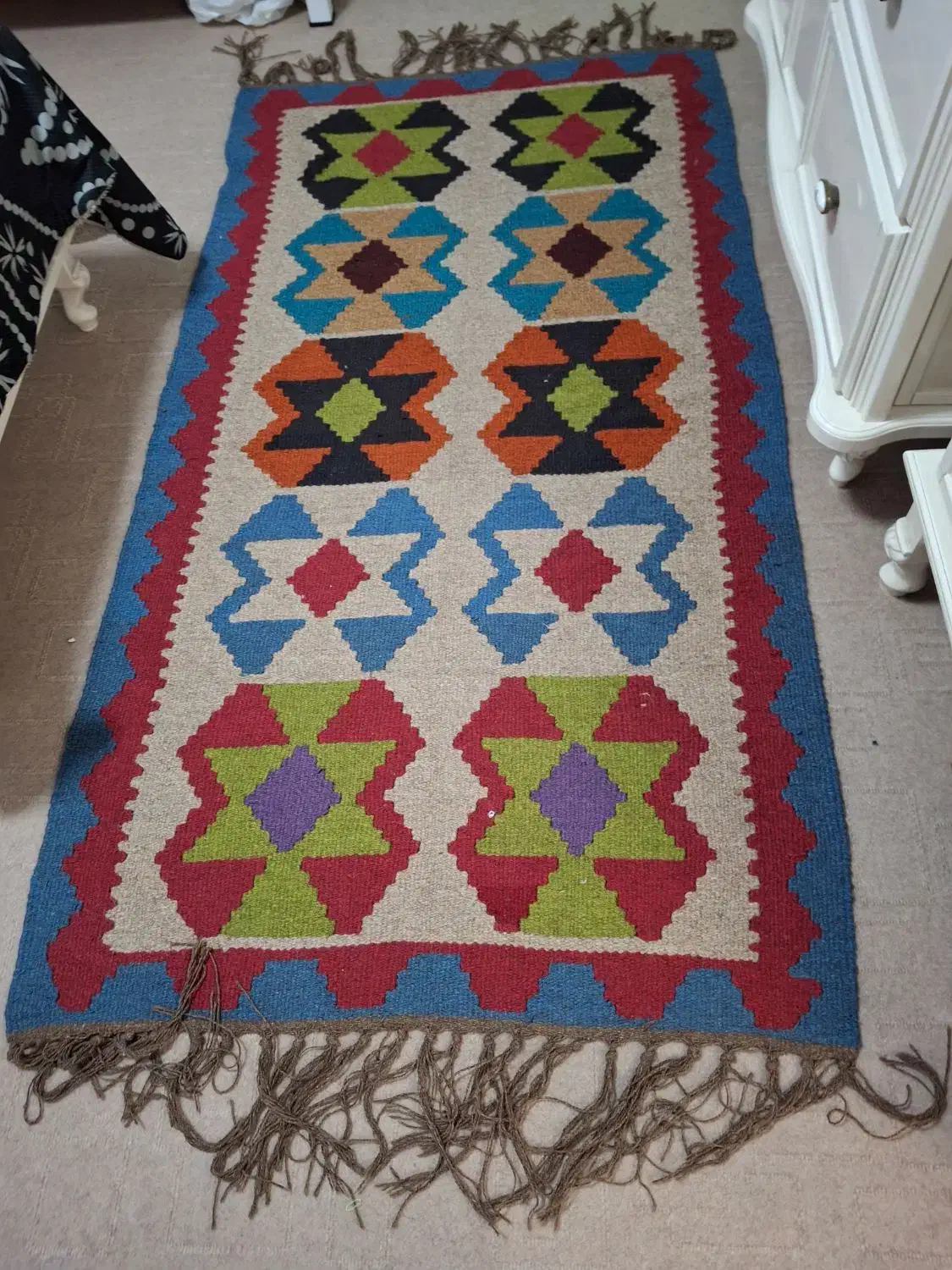 گلیم دستبافت|گلیم، جاجیم، گبه|زنجان, |دیوار