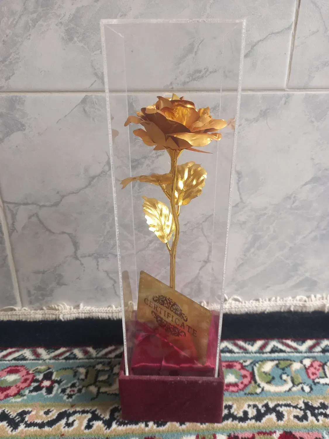 تندیس گل رز|گل مصنوعی|کرمان, |دیوار