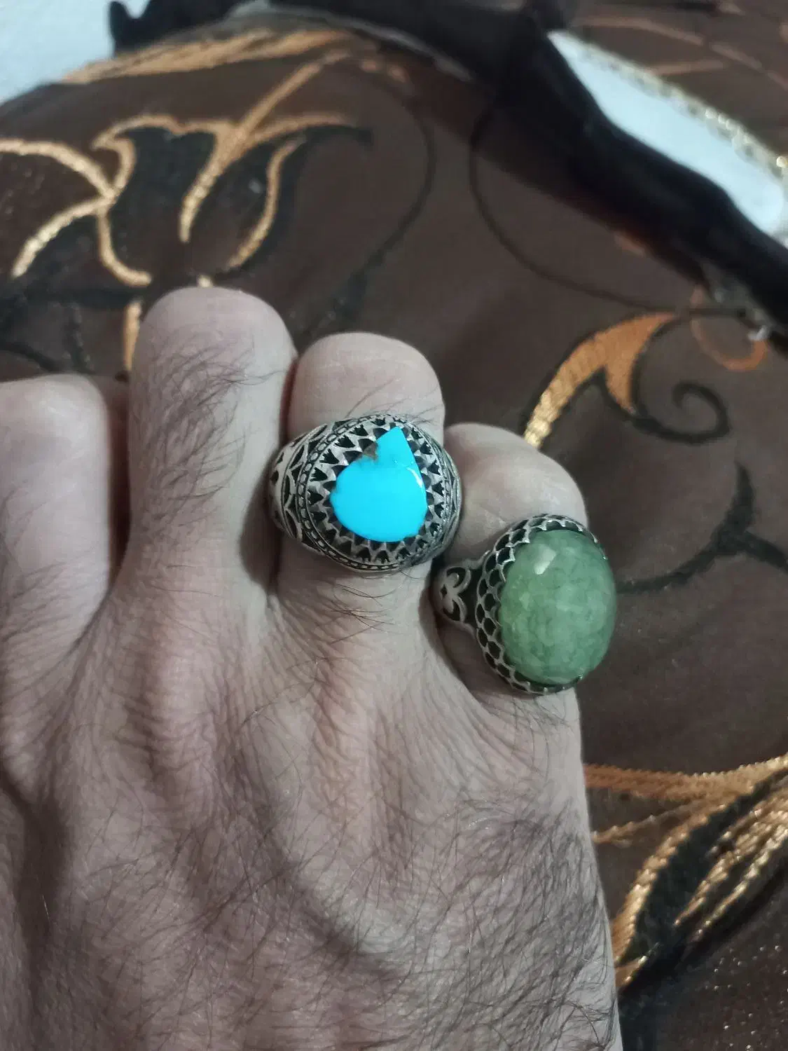 فیروزه ی بسیار خوش رنگ|جواهرات|قم, دانش|دیوار