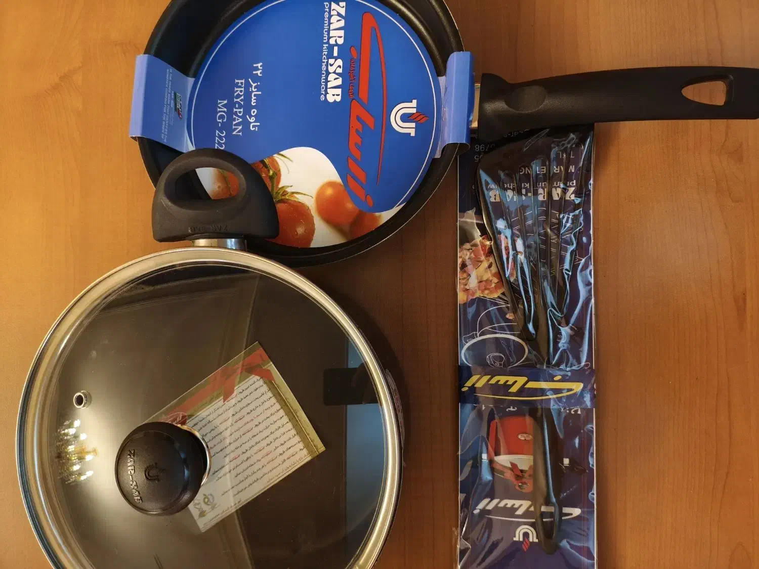 قابلمه و تابه و کفگیر زرساب سایز ۲۲|ظروف پختوپز|تهران, جنتآباد جنوبی|دیوار