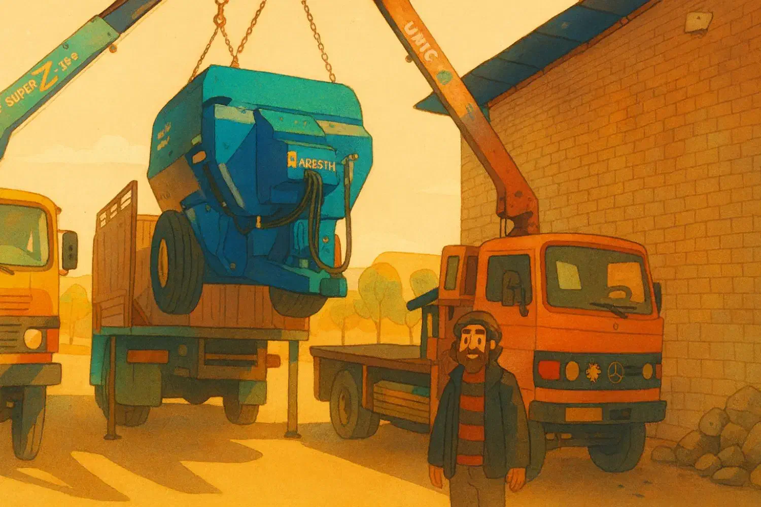 جرثقیل خاور دارای بیمه قلاب|خدمات حمل و نقل|اصفهان, لاله|دیوار