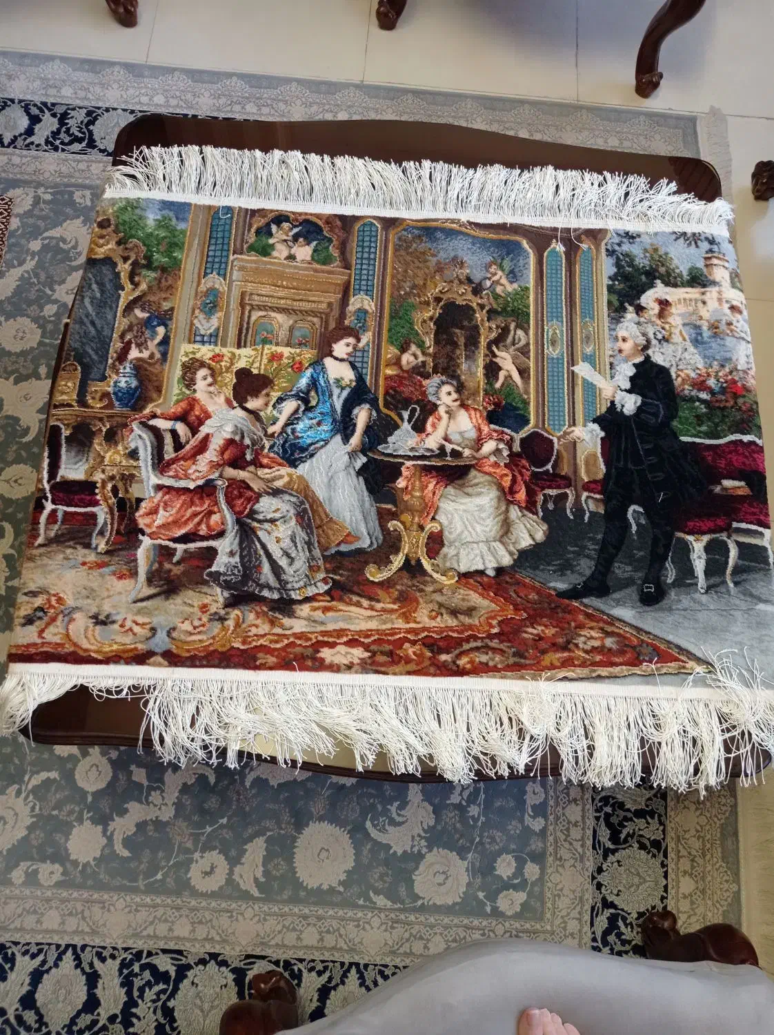 تابلو فرش دستبافت|تابلو فرش|کرج, دهقان ویلا|دیوار