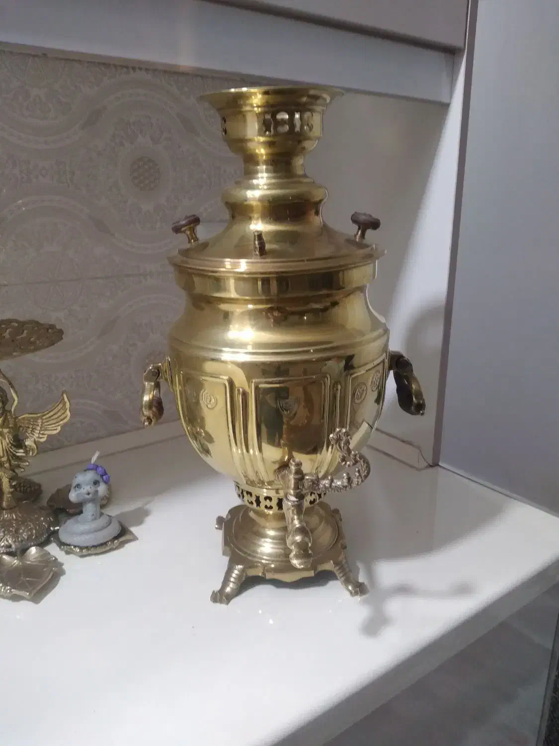 سماور برنزی|صنایع دستی و سایر لوازم تزئینی|اردبیل, |دیوار