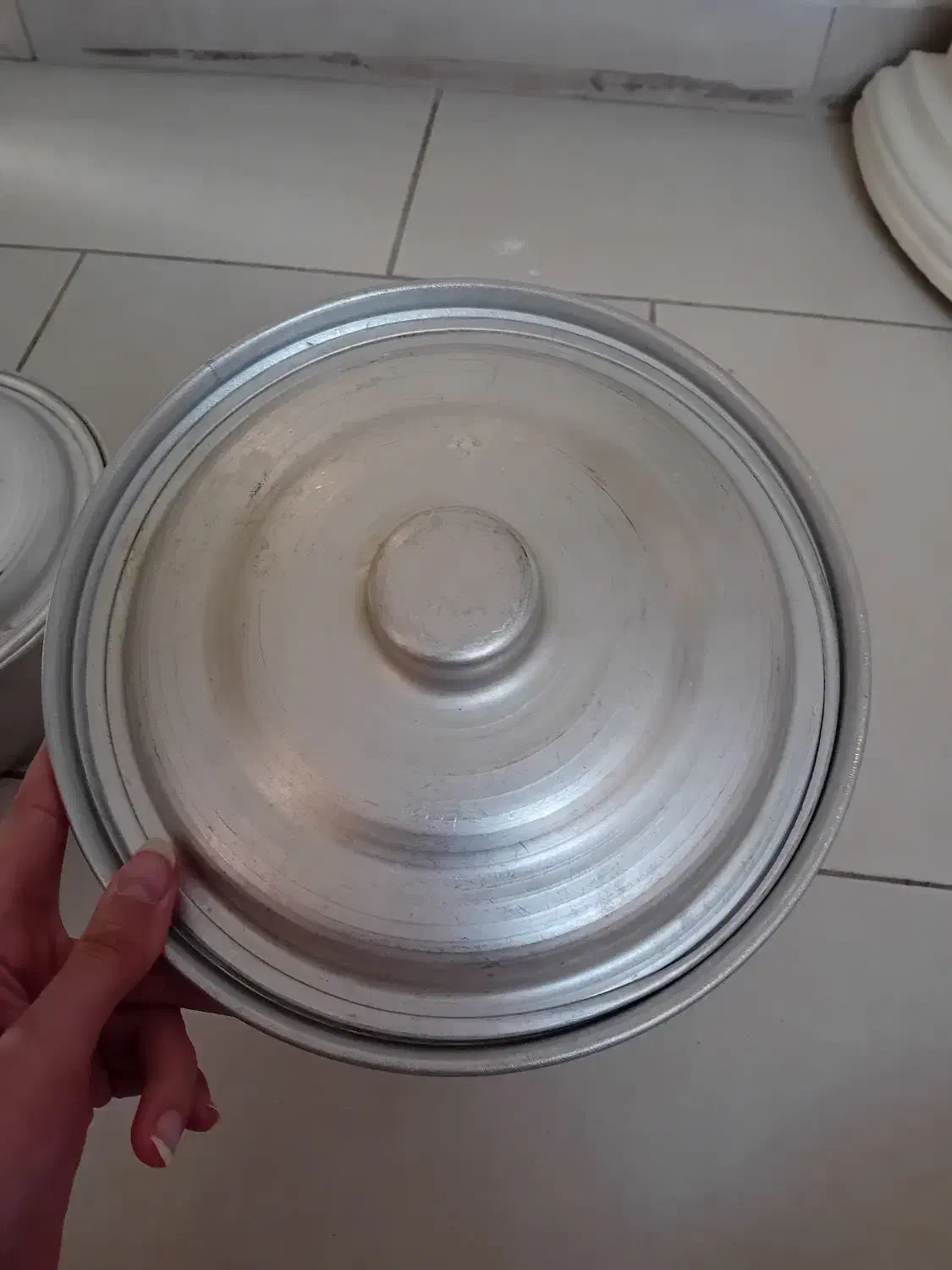 قابلمه روحی و آبکش روحی قدیمی|ظروف پخت‌وپز|فردیس, سرحد آباد|دیوار