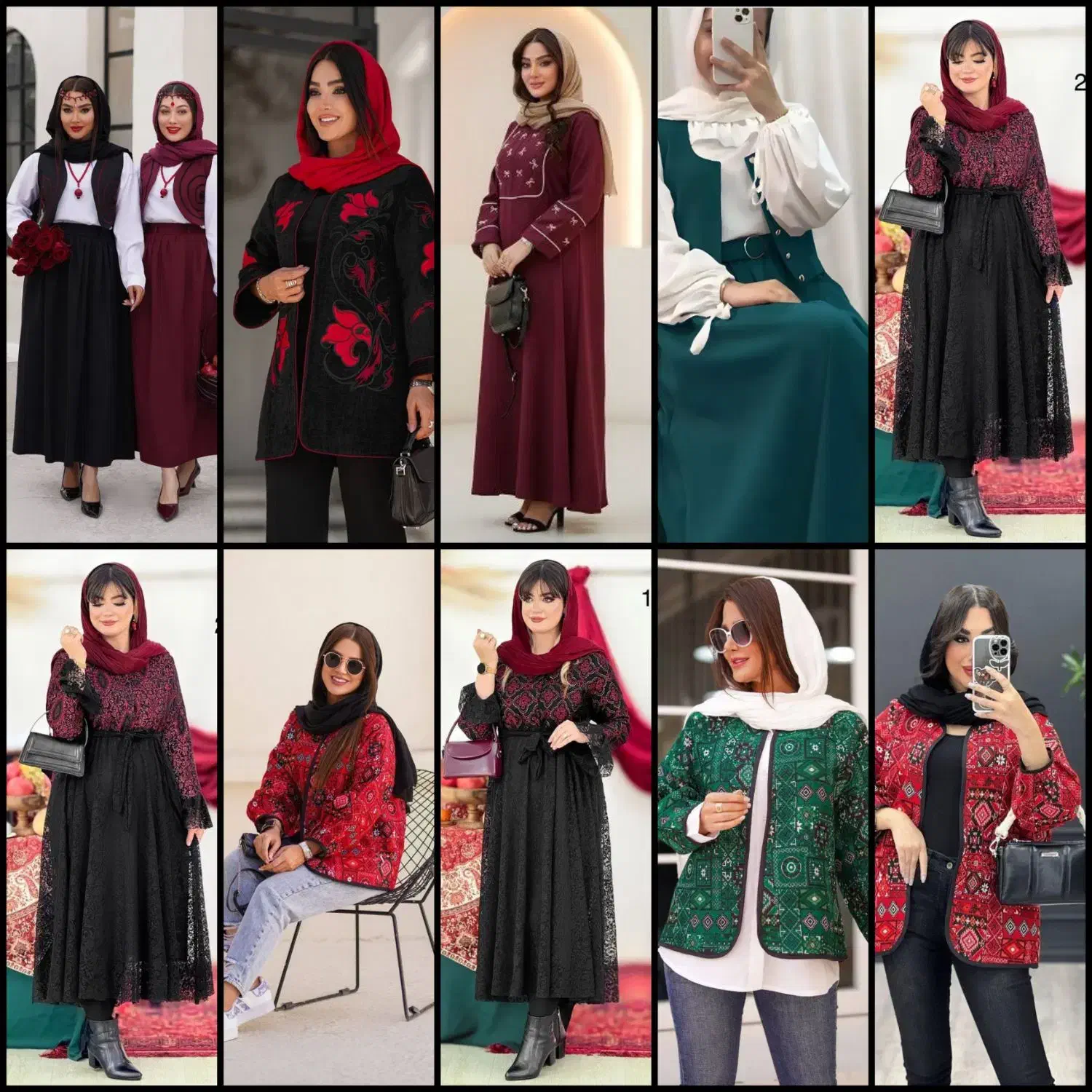 لباس یلدایی/سه تیکه/مانتو/ یلدا/ارزانسرای ریحان|لباس|قم, باجک سه|دیوار