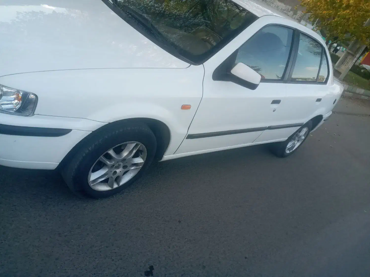 سمند سفید مدل ۹۰ دوگانه کارخانه تک برگ سند|خودرو سواری و وانت|سنندج, |دیوار