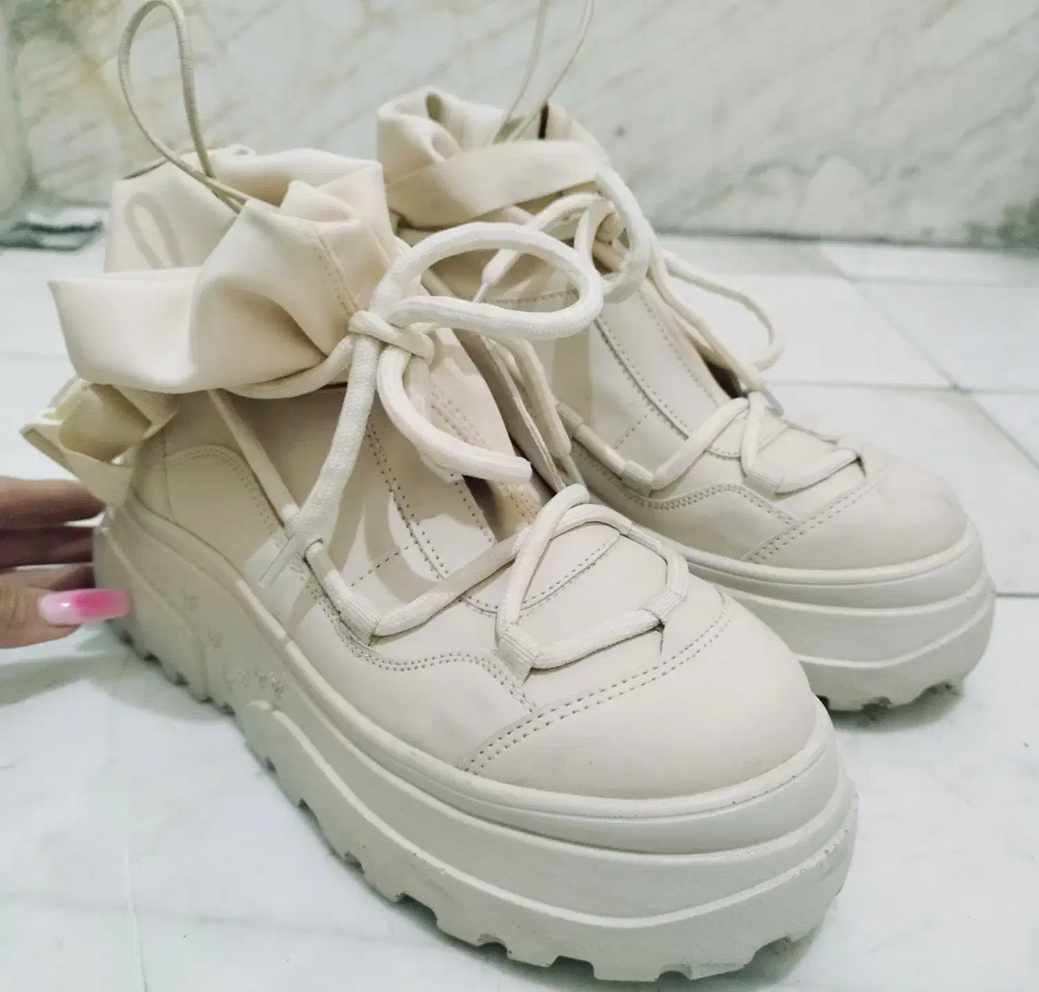 نیم بوت کرم دخترانه|کفش و لباس بچه|ری, منصوریه منگل|دیوار