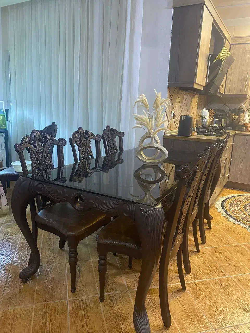 میز غذا خوری|میز و صندلی غذاخوری|گرگان, |دیوار