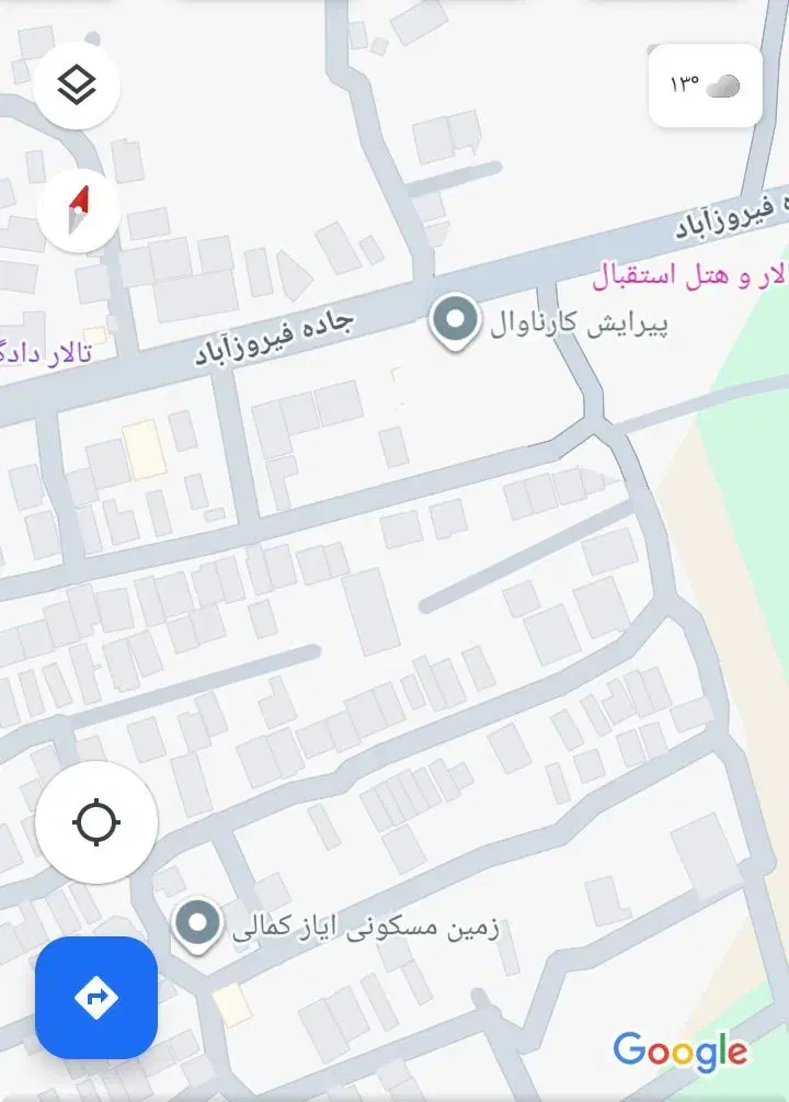 زمین مسکونی100متر ایثارگران|فروش زمین و ملک کلنگی|پارس‌آباد, |دیوار