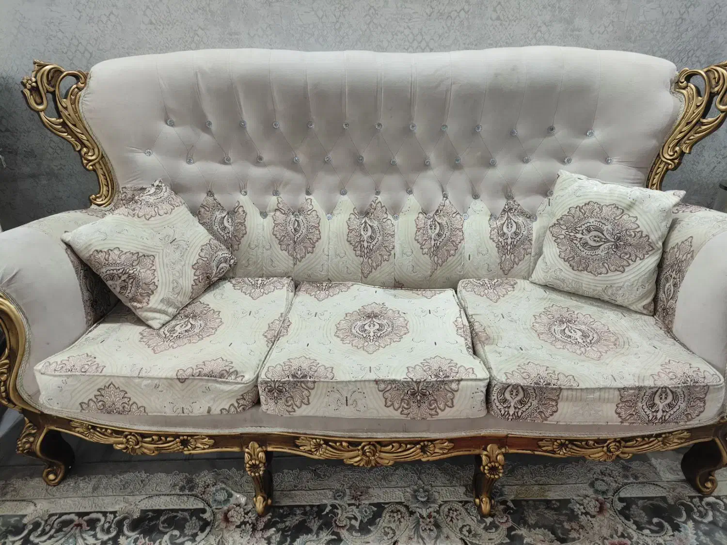 فروش مبل ۷ نفره|مبلمان خانگی و میز عسلی|آبادان, |دیوار