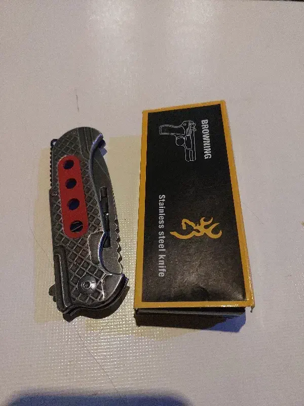 چاقو برونینگ سنگ شور اصل|کوهنوردی و کمپینگ|تهران, شمشیری|دیوار