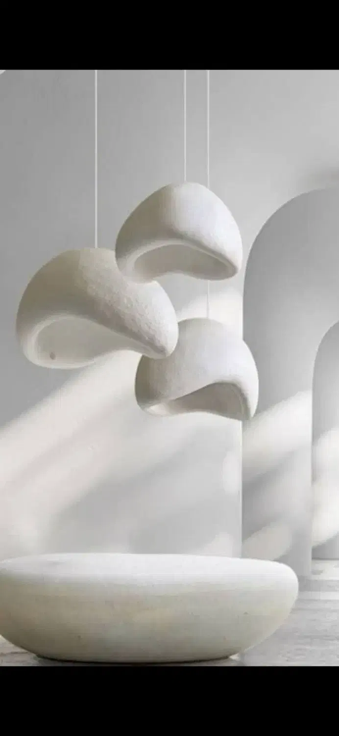 لوستر راگبل و قاب آینه پاپیه ماشه|لوستر و چراغ آویز|رزن, |دیوار