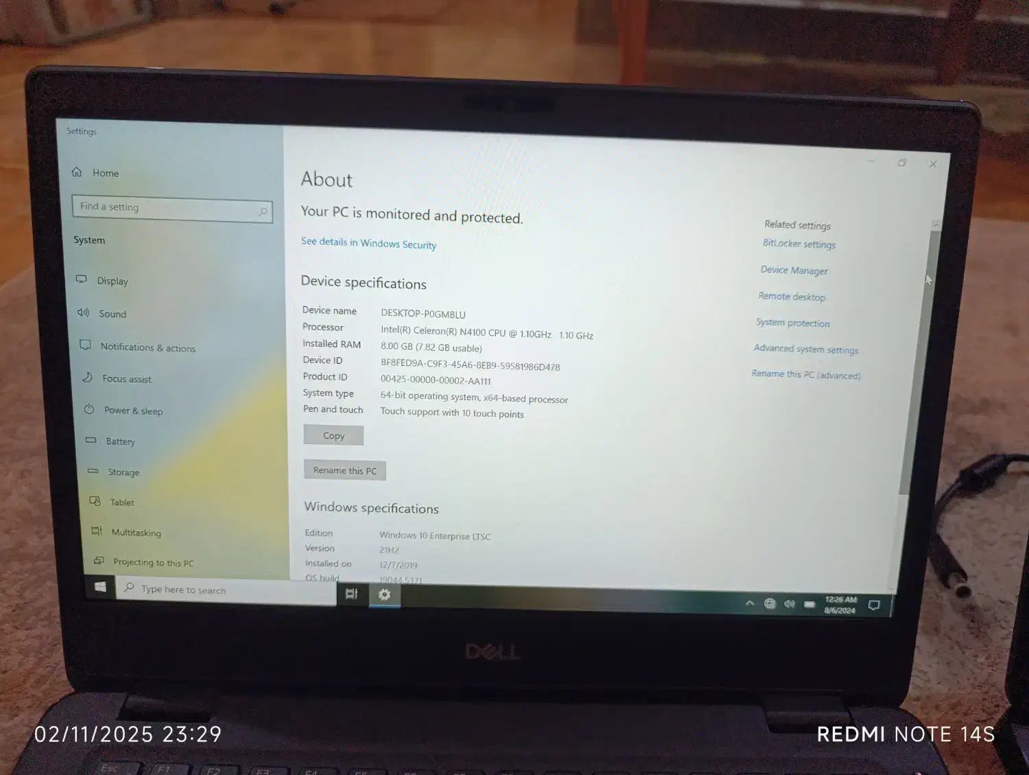 لبتاب دل 5470 لمسی|رایانه همراه|تهران, خانی آباد نو جنوبی|دیوار
