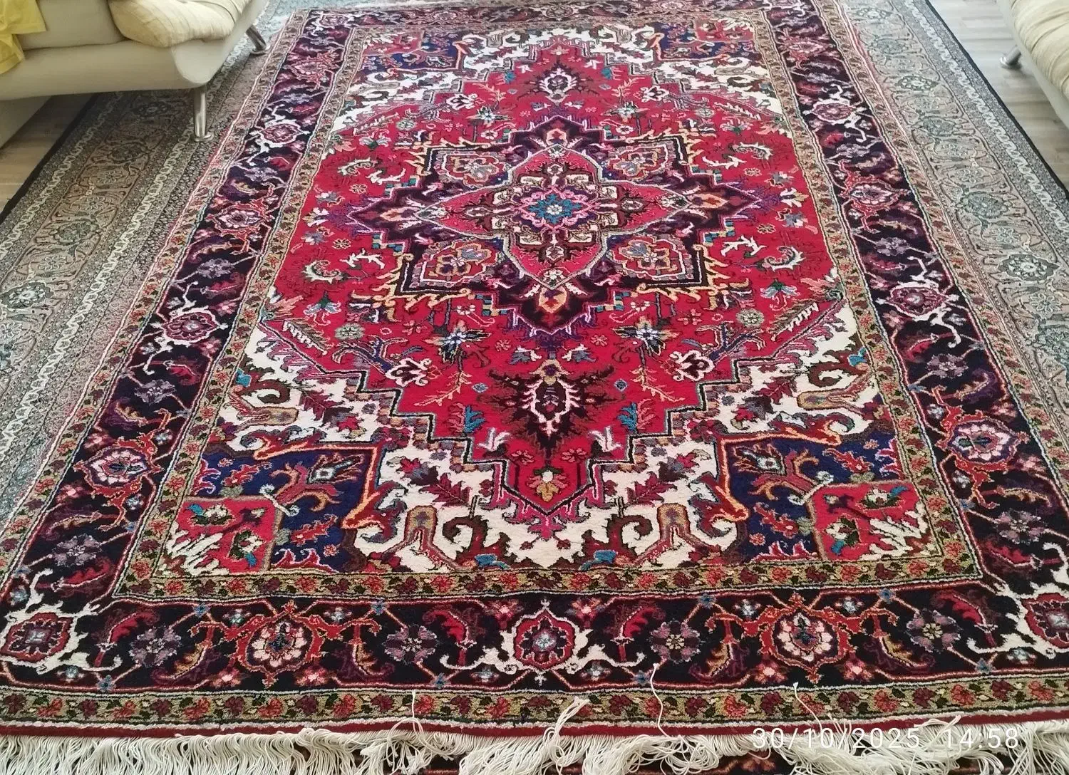 فرش دستبافت 3*2 / 6 متری - پرداخت شده|فرش|مشگین شهر, |دیوار