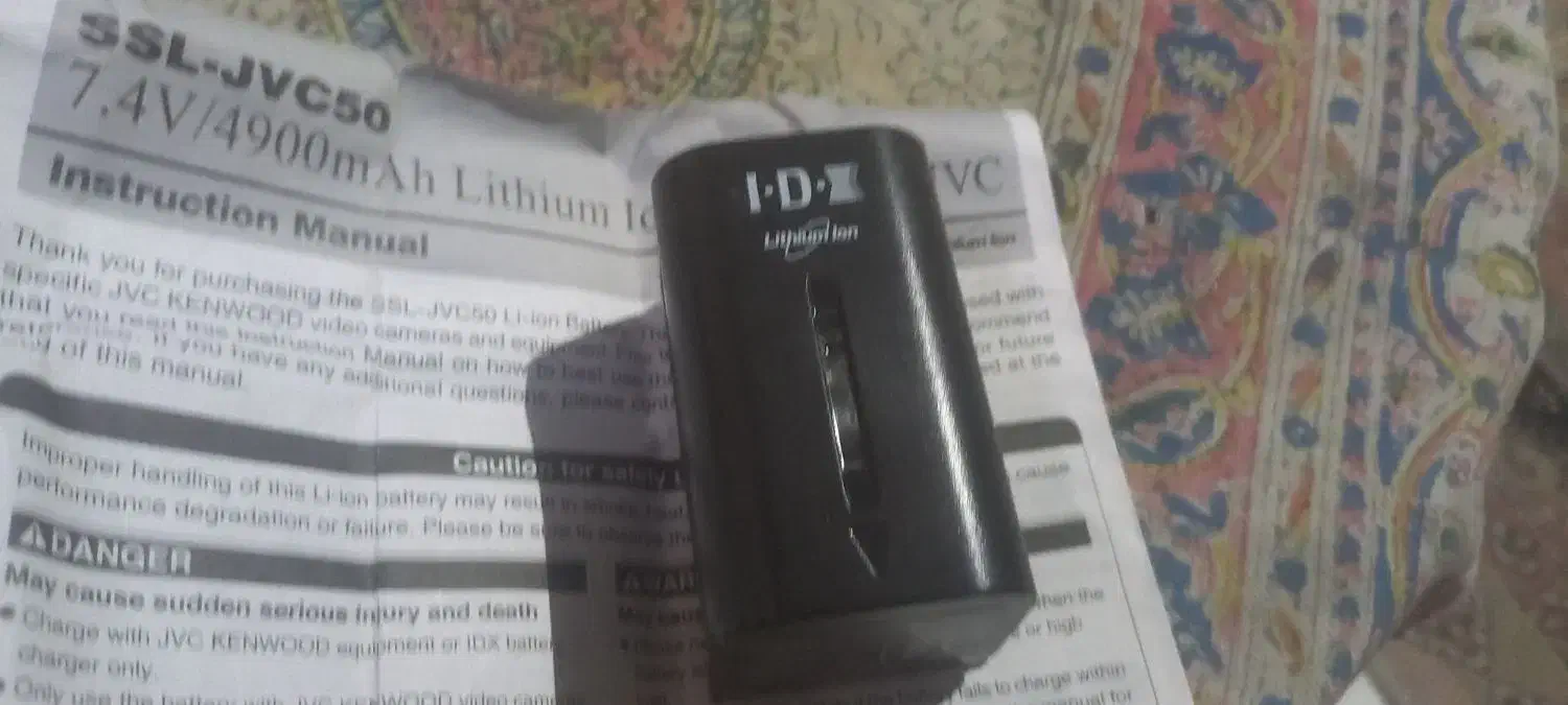 باطری دوربین فیلمبرداری JVC50|دوربین عکاسی و فیلم‌برداری|کرج, باغستان|دیوار