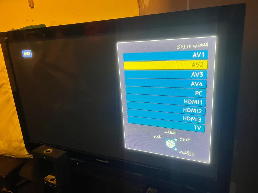 تلویزیون ال‌سی‌دی ۵۰ اینچ پاناسونیک|تلویزیون و پروژکتور|شیراز, جمهوری|دیوار