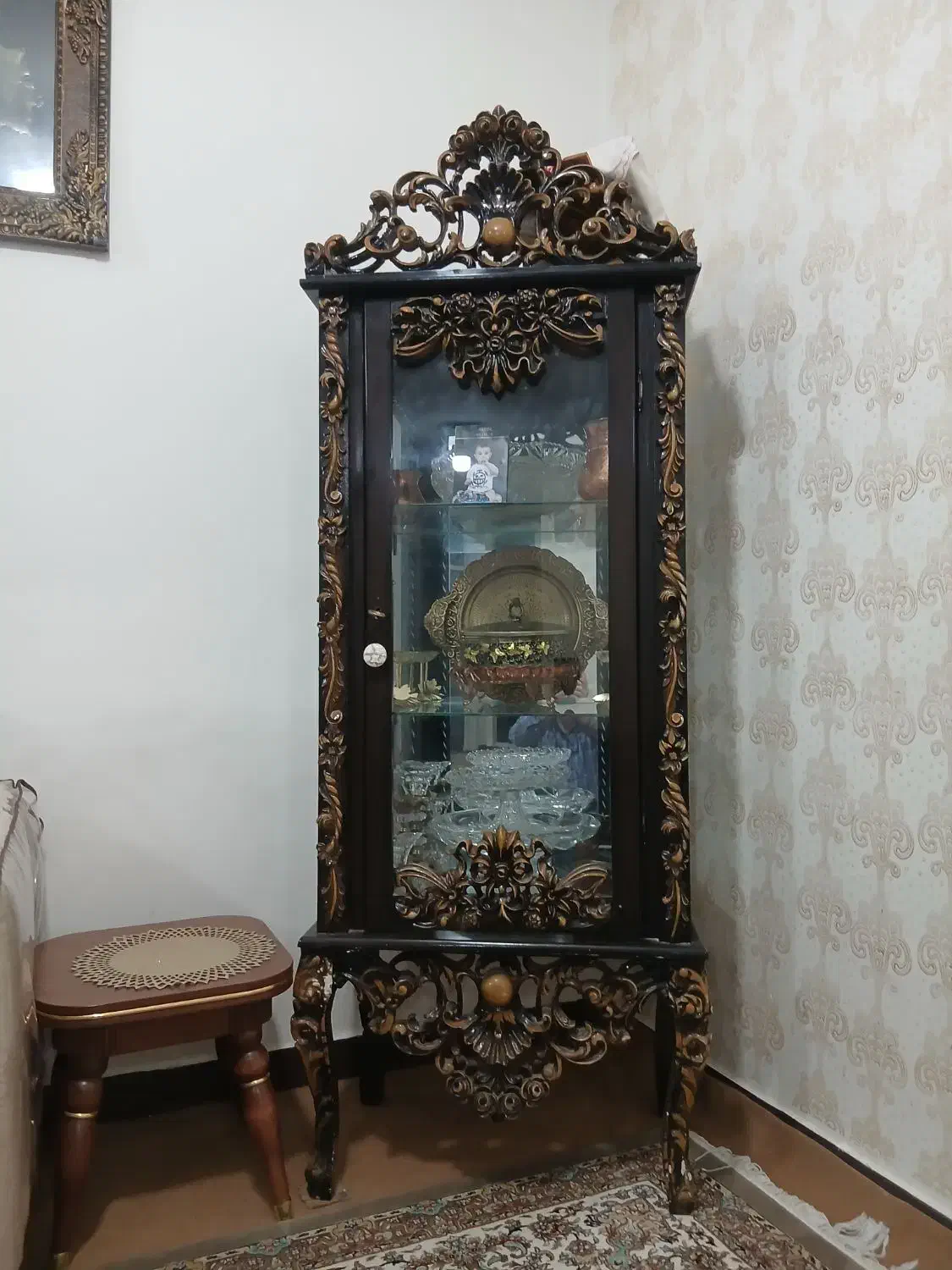 فروش یکعد کمد ویترین|بوفه، ویترین، کنسول|مسجد سلیمان, |دیوار