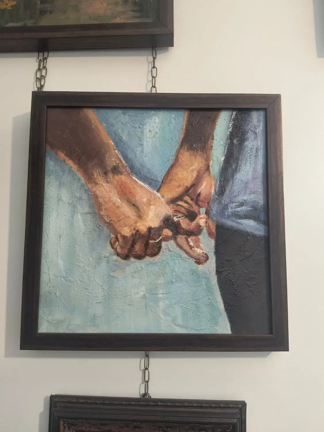 نقاشی حس دونفره|تابلو، نقاشی، عکس|اندیشه, شهرک مریم|دیوار