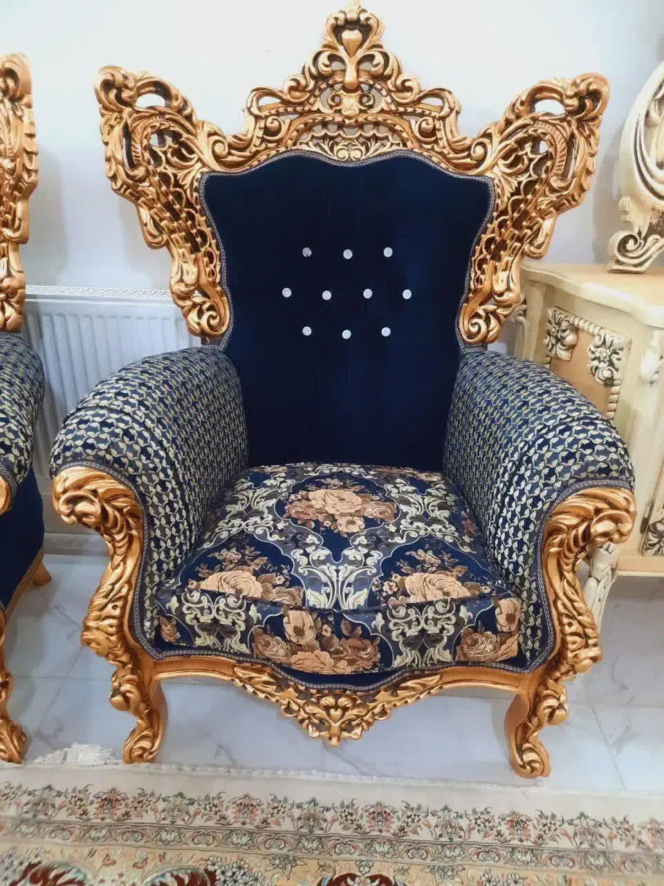 مبلمان اعیانی کلاف درشت چوبی|مبلمان خانگی و میز عسلی|بروجرد, |دیوار