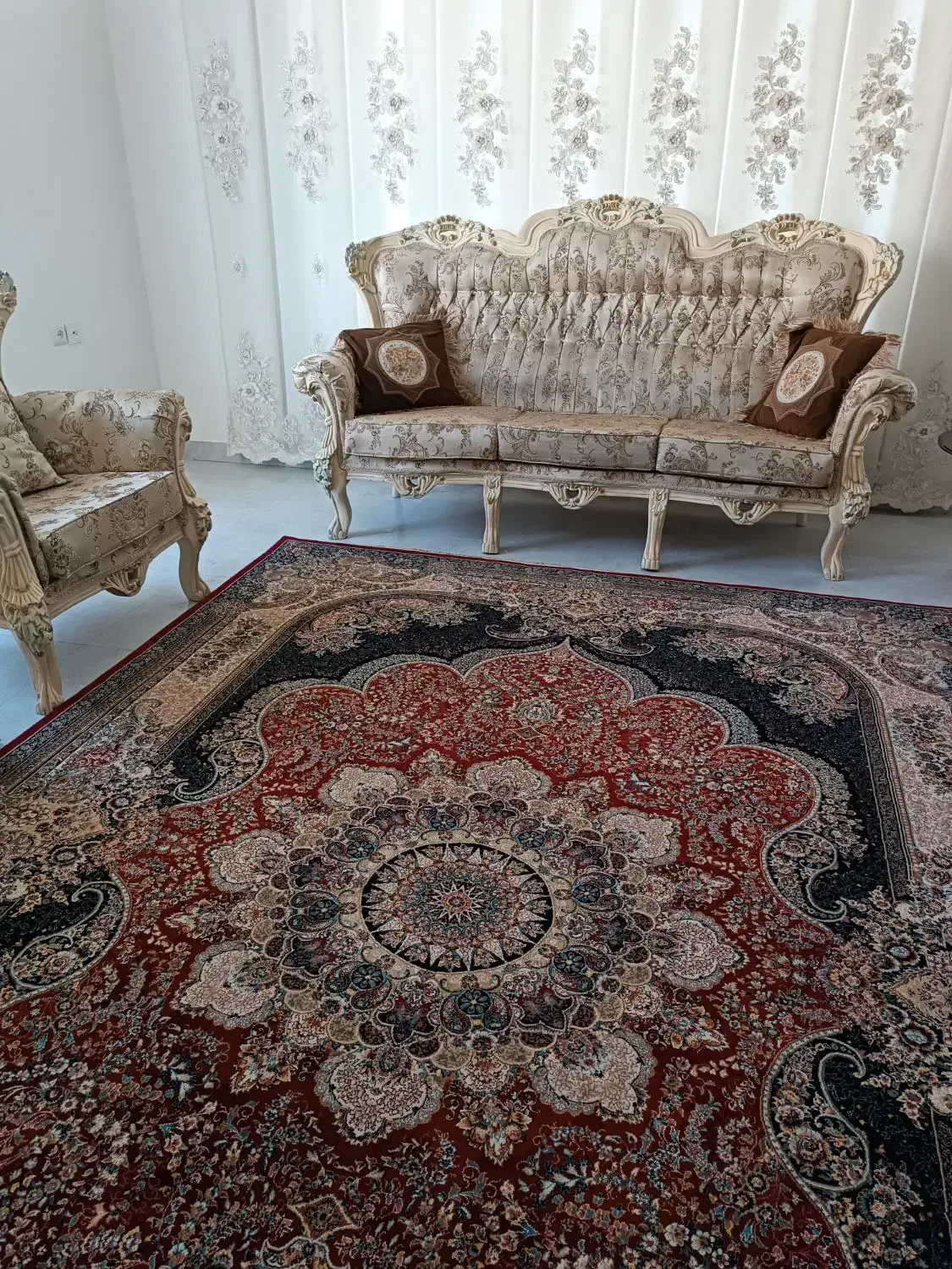 فرش۹متری(۴تخته)|فرش|سرپل ذهاب, |دیوار