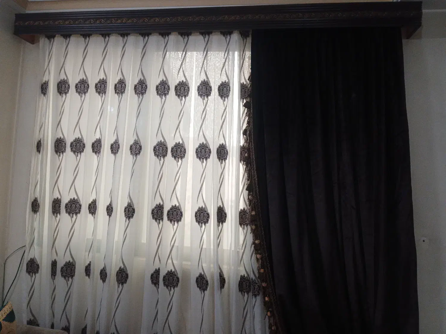 پرده به همراه والان|پرده، رانر، رومیزی|رشت, ساغری سازان|دیوار