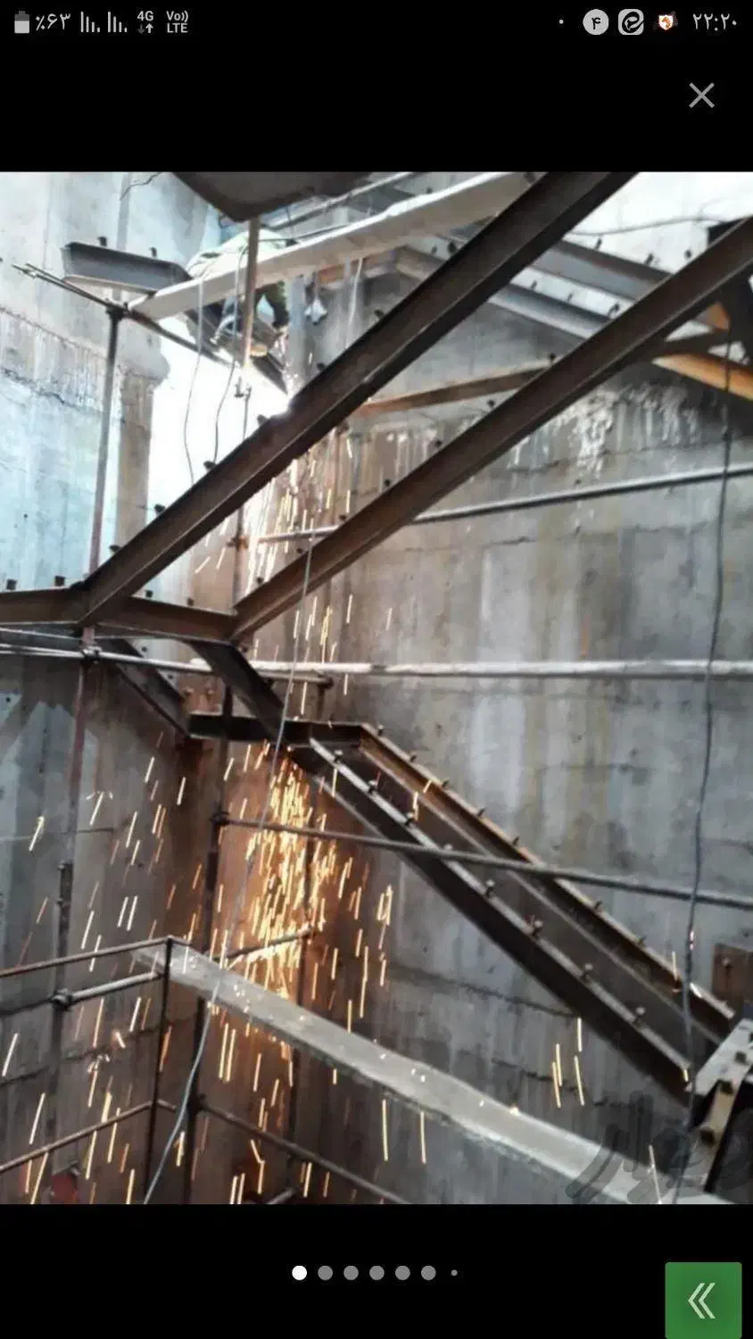 جوشکاری سیار اسکلت نبش کشی سقف اسان  نصب سوله و|خدمات پیشه و مهارت|میاندوآب, |دیوار