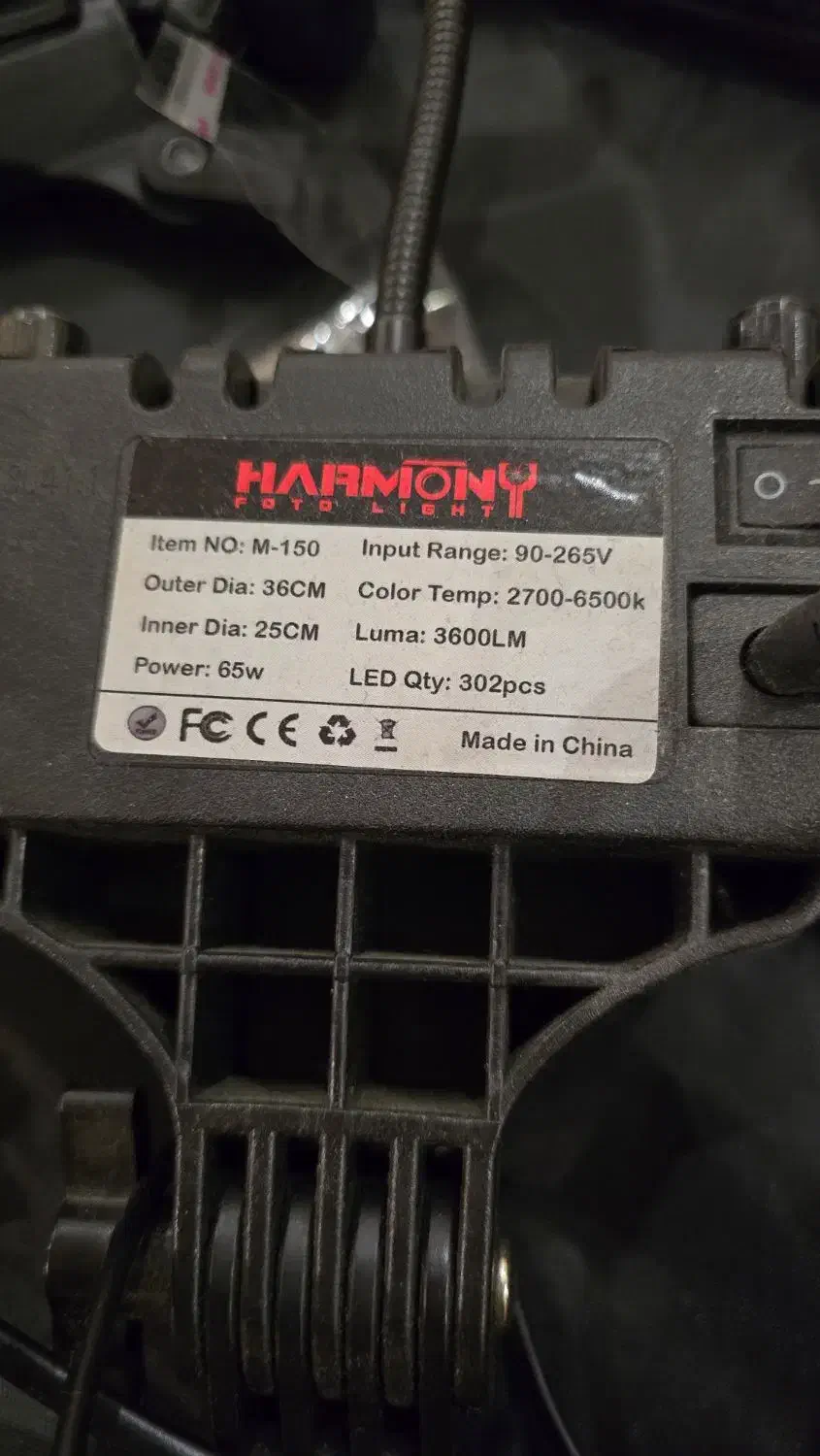 رینگ لایت هارمونی|دوربین عکاسی و فیلمبرداری|مشهد, میعاد (شهرک غرب)|دیوار